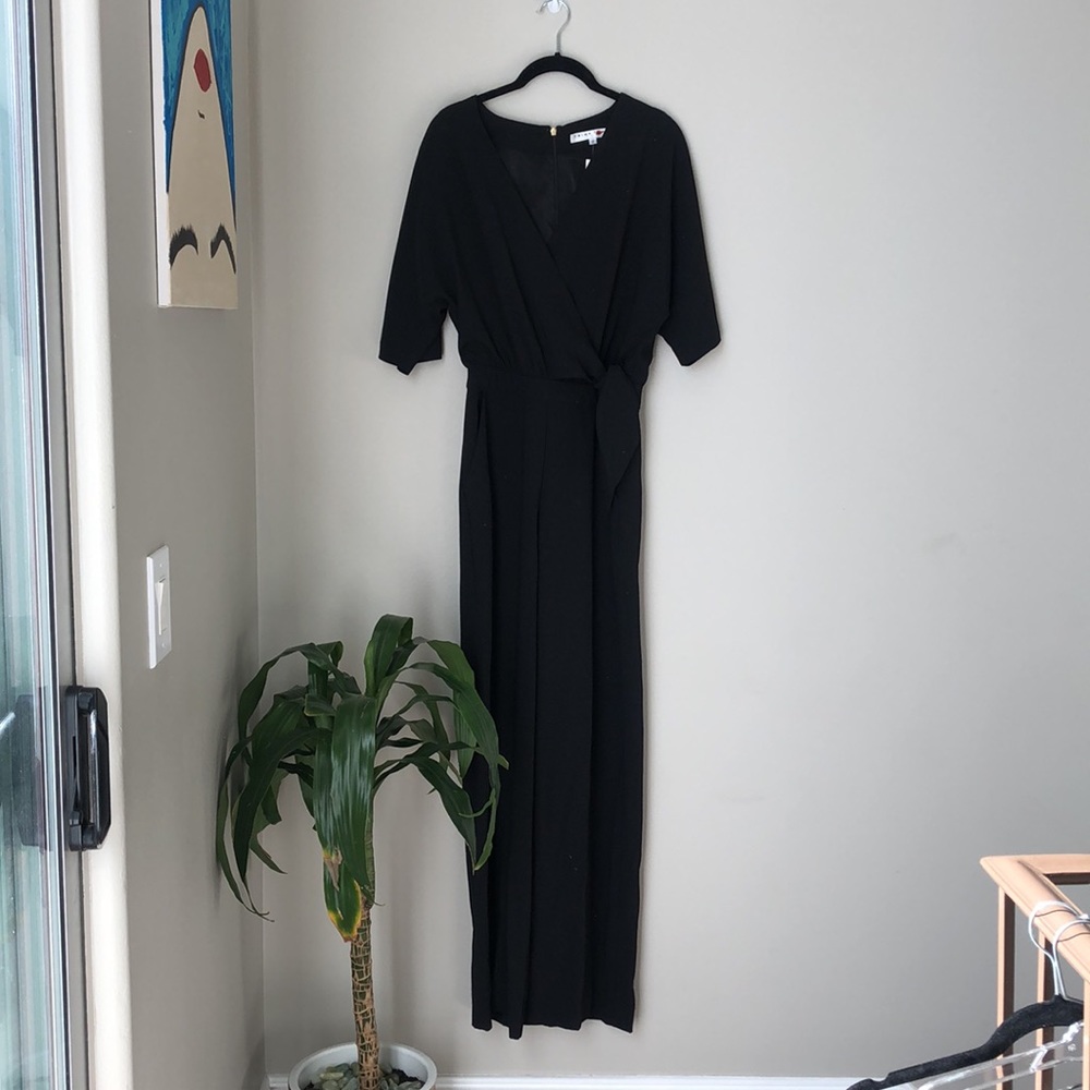 Trina Turk KAI Black Tie-Waist Jumpsuit - Picture 10 of 14